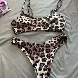 cheetah bikini